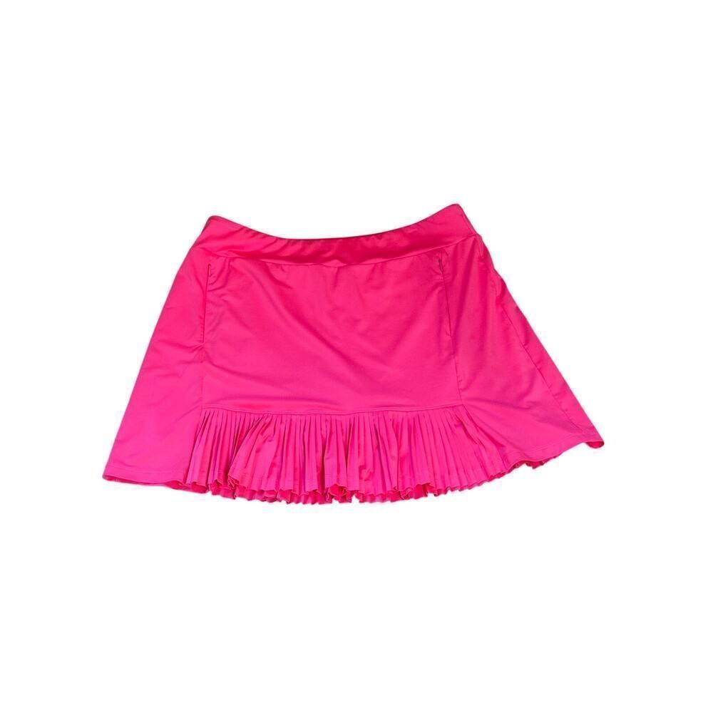 TAIL ACTIVEWEAR Women's Pleated Hem Golf/Athletic Skirt/Skort Pink Size Large